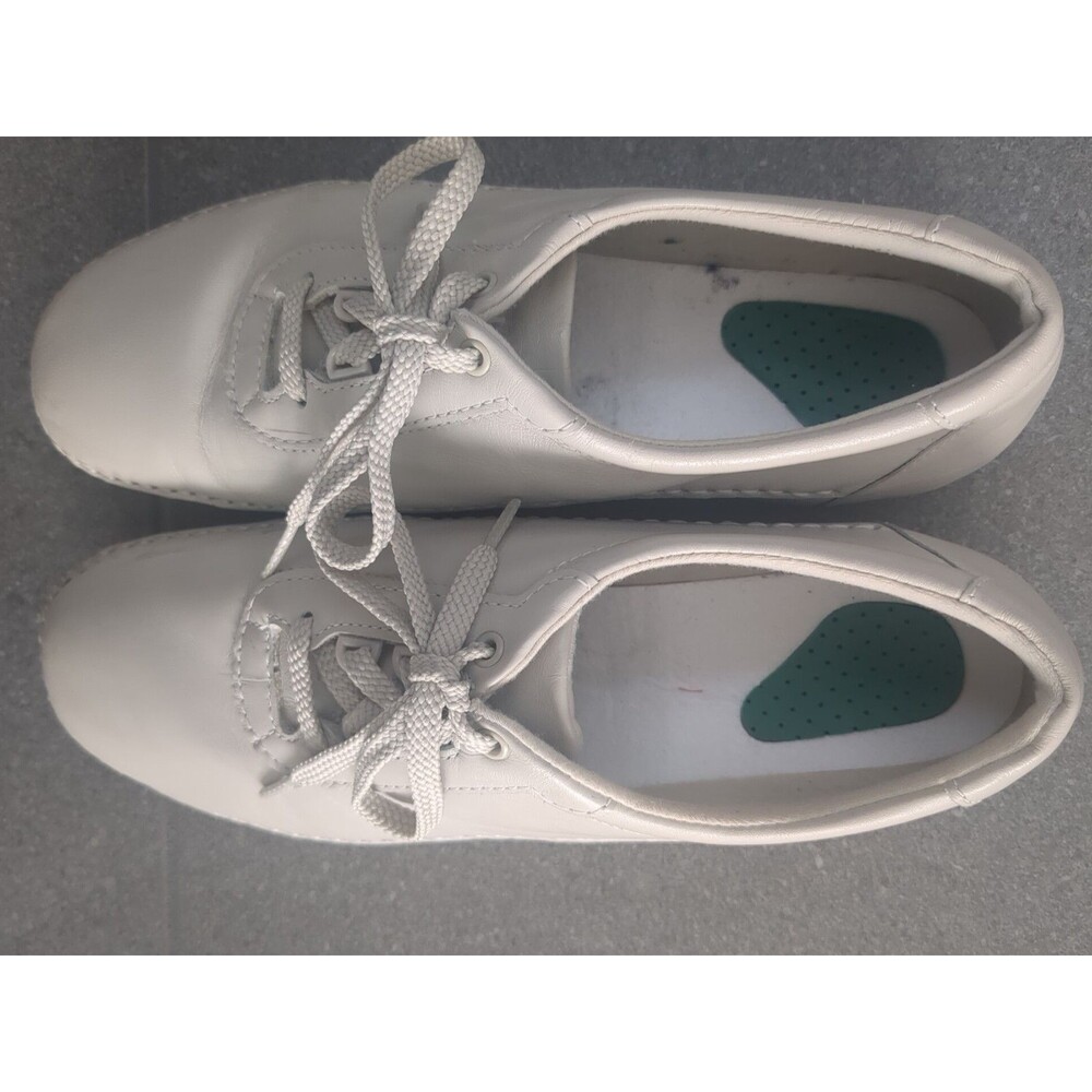 SAS Traveler Tripad Comfort Athletic Womens Bone Leather Laced Shoes Size 7.5N - Picture 4 of 11